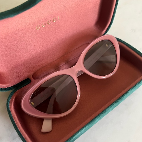 Pink Gucci Sunglasses - Picture 1 of 5